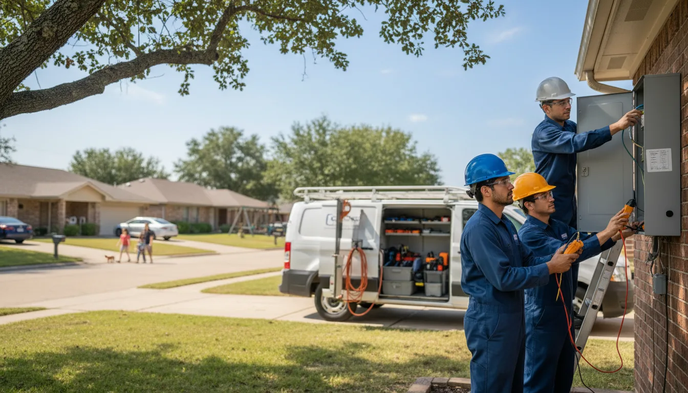 Certified electrician providing emergency electrical services in Stockton, MO